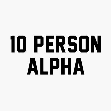 10 Alpha - 10 Person Affiliate Package