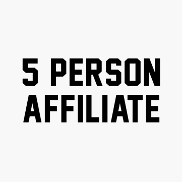 5 Person Affiliate Package