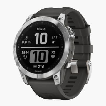 Garmin Fenix 7 Smartwatch - 47MM - Silver - Graphite