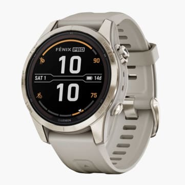 Garmin Fēnix® 7S Pro Smartwatch - 42MM - Sapphire Solar - Soft Gold / Light Sand