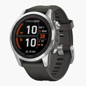 Garmin Fēnix® 7S Pro Smartwatch - 42MM - Solar - Silver / Graphite