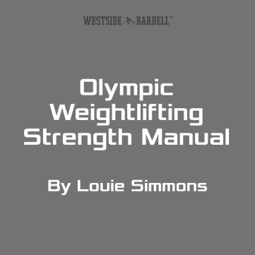 Olympic Weightlifting Strength Manual