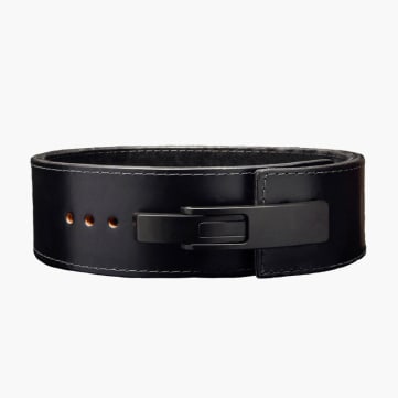 Rogue Black Leather 13mm - 4" Lever Belt