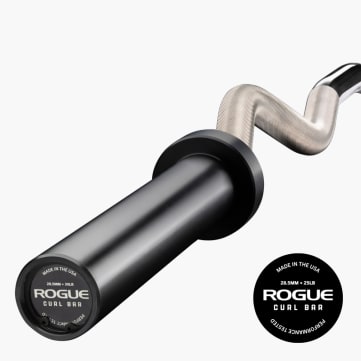 Rogue Curl Bar - Stainless Steel