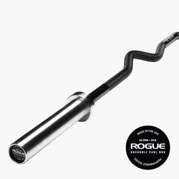 Rogue Rackable Curl Bar - Cerakote