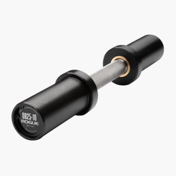Rogue DB25-10 Loadable Dumbbell - Stainless