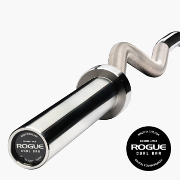 Rogue Curl Bar - Stainless Steel
