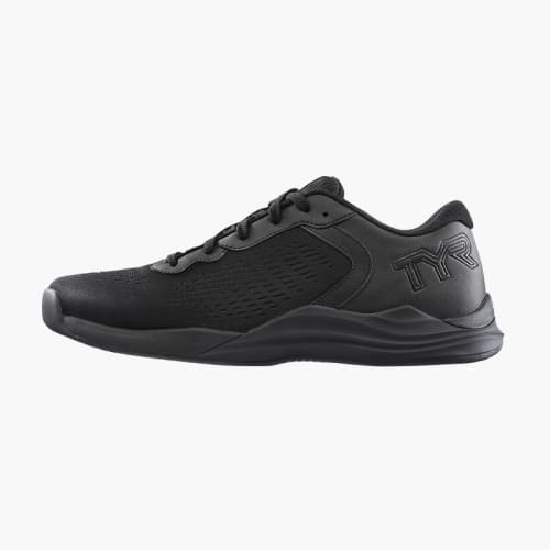 Black cross trainer shoes best sale