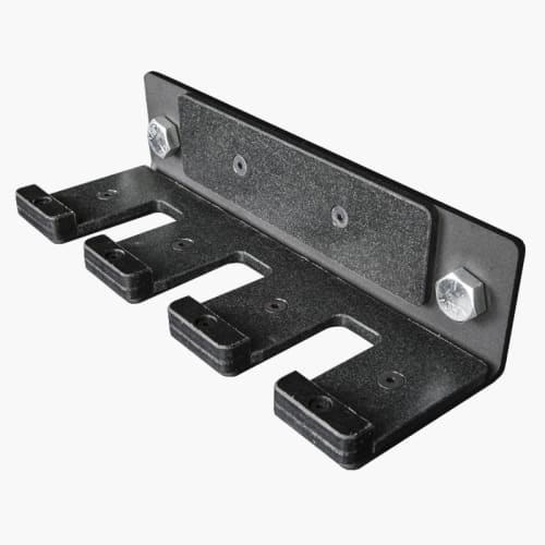 Details about   Five-hole portable barbell bar bracket vertical rack storage rack black 