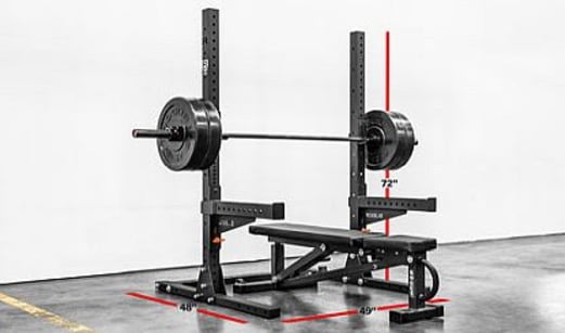 ROGUE SML-2 90” MONSTER Lite Squat Stand SML-2 Rogue 90