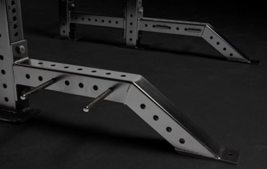 Rogue Fitness Monster Lite Half Rack Front Foot - Thumbnail 4