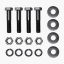 Monster 4 Pack Bolts - Proprietary Matte Black