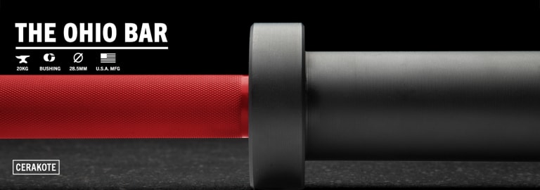 catalog/Weightlifting Bars and Plates/Barbells/Mens 20KG Barbells/OHIOCERAKOTE/OHIOCERAKOTE-red-black-Dynamic-H_okr9gg