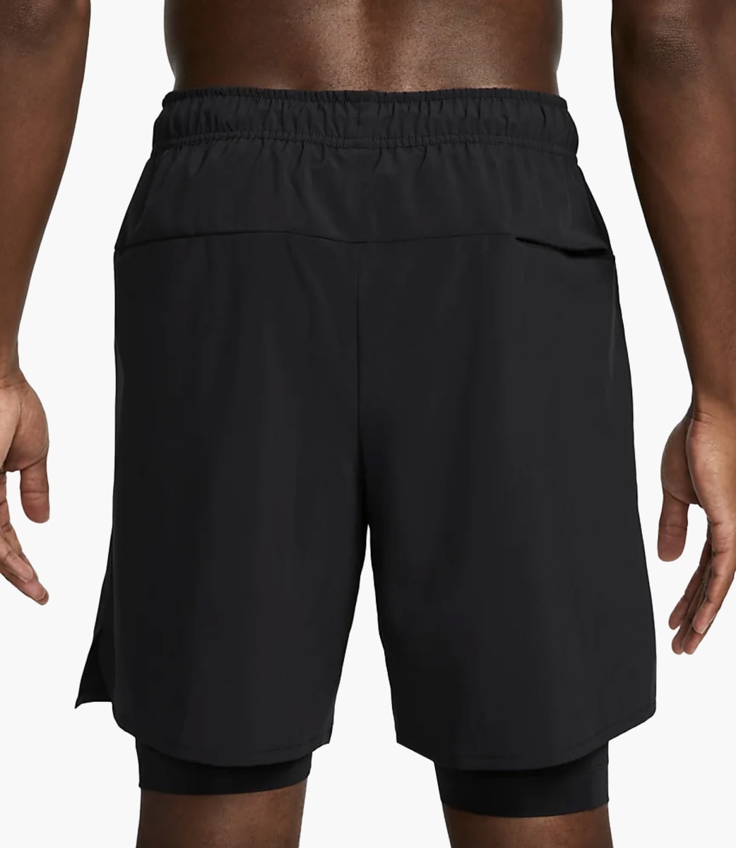 Generic Men's 2 In 1 Running Shorts With Pockets Compression Liner