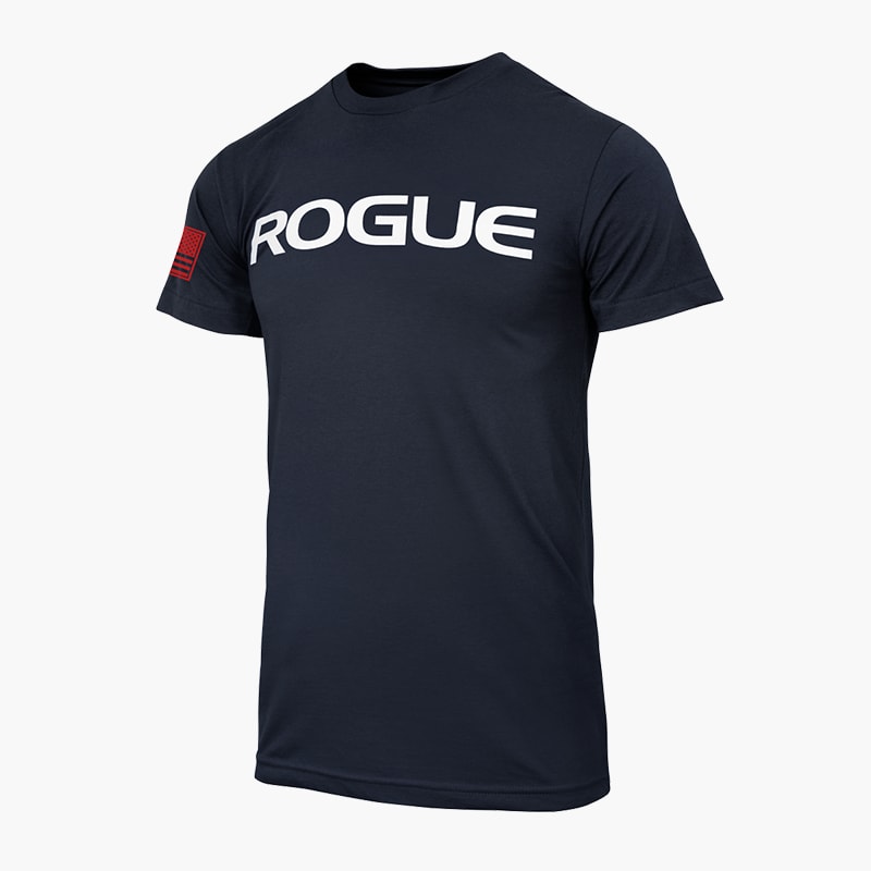 cuenca para castigar operador Rich Froning R* Shirt - Navy | Rogue Fitness