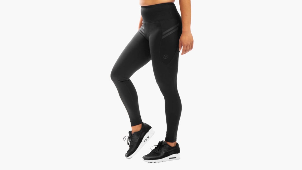 Women's Compression Capris W/ Pockets - Camo Black