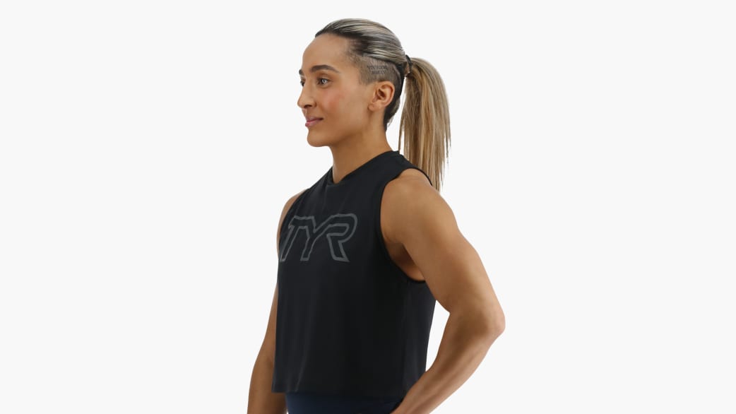TYR Women's ClimaDry Cropped Tech Tank