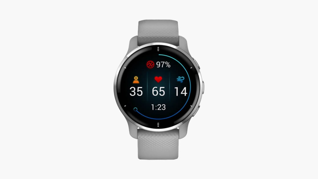 Garmin Venu 2 Plus Smartwatch, Advanced Health Monitoring and Fitness  Features