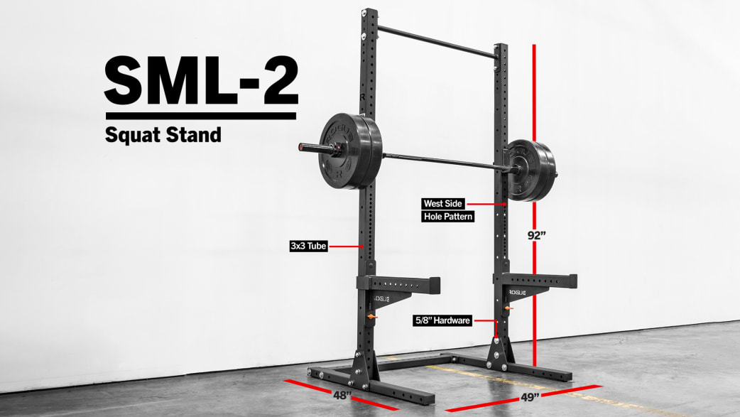 Rogue 90" Monster Lite Squat Stand Fitness