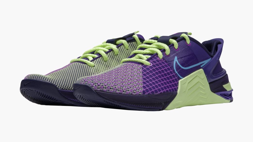 violín Orgulloso presidente Nike Metcon 8 Flyease AMP - Men's - Court Purple / Baltic Blue / Barely  Volt | Rogue Fitness