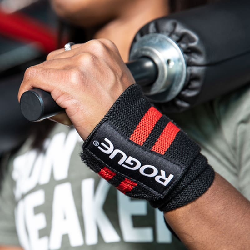 Rogue Wrist Wraps - Red and Black | Rogue Europe