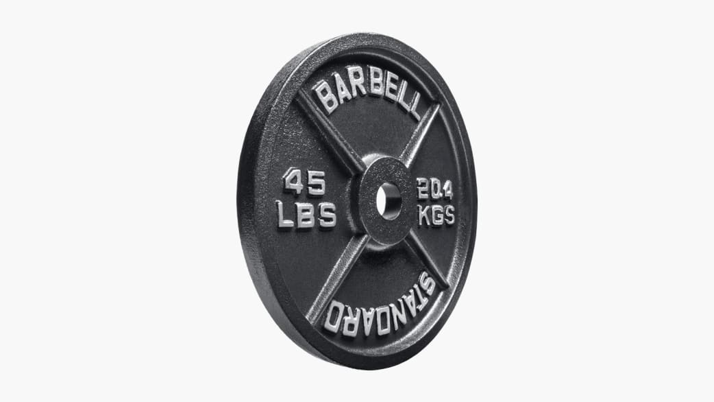 1.25kg x 2 Body Built Rubber Coated Olympic Weight Plates 