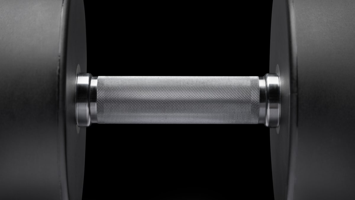 Rogue Urethane Dumbbell — Mango 6" cromo endurecido
