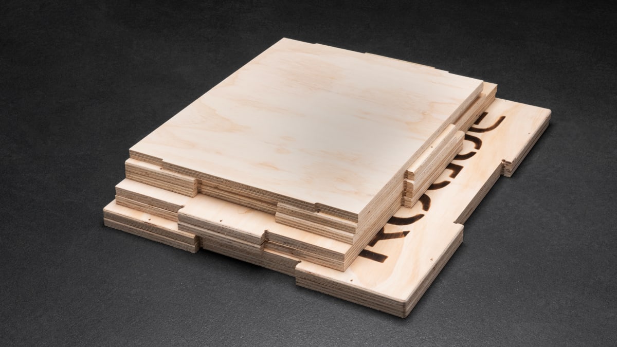 Paneles CNC Flat Pack Games Box