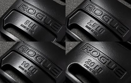 Rogue USA Cast Weight Vest Plates — Pares en múltiples pesos