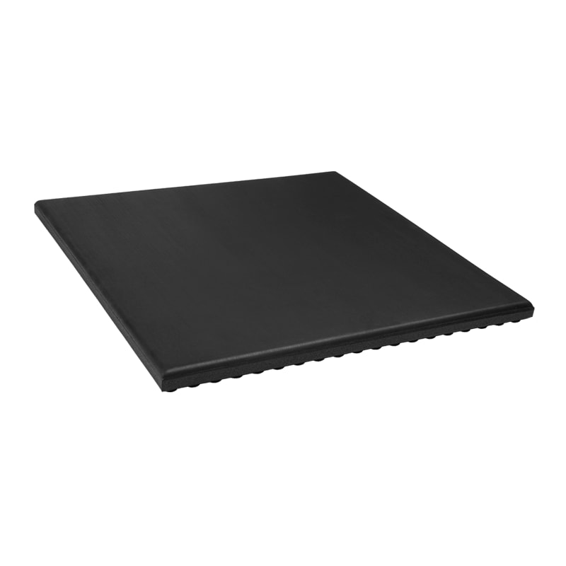 Rubber flooring tile