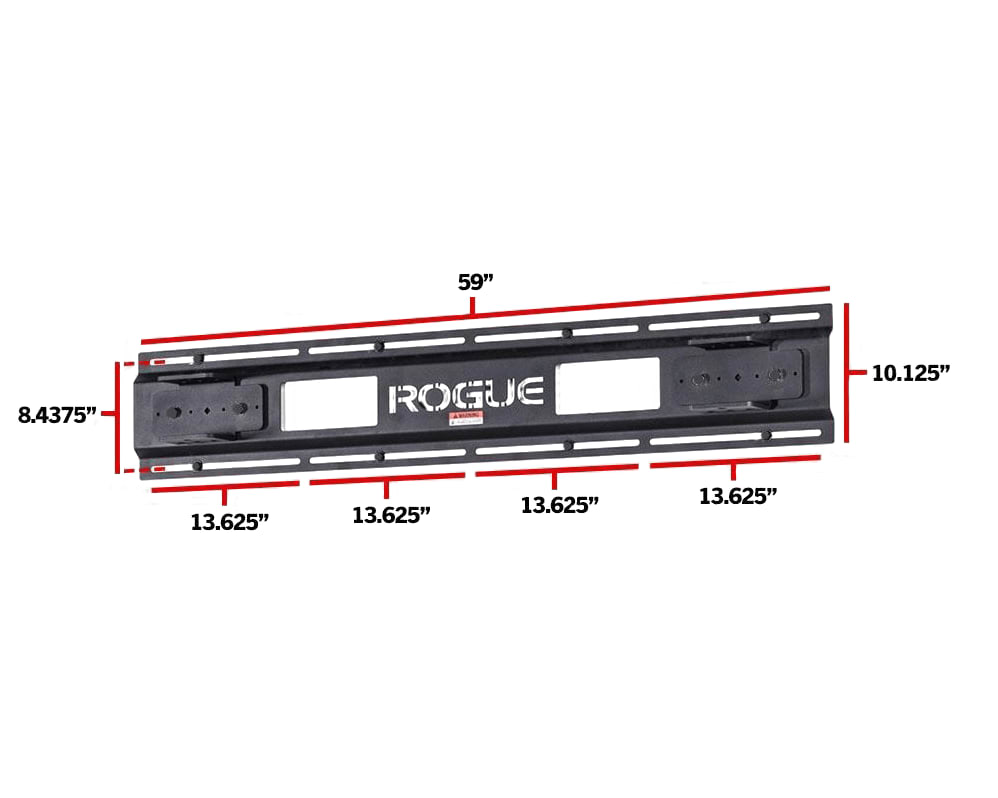 Plano de medidas stringer wall-mount Rogue