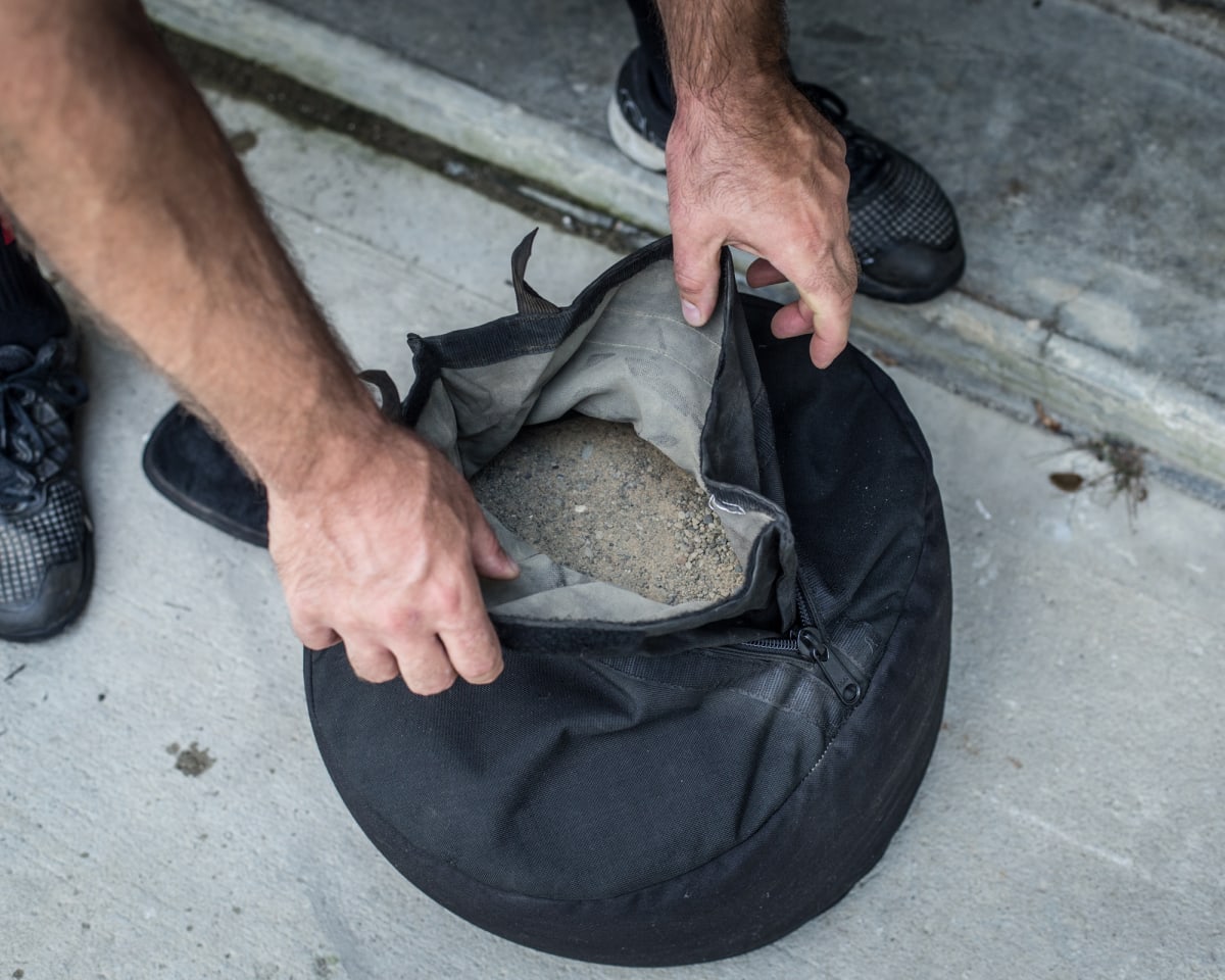 Rogue Strongman Sandbags — Carga según el media