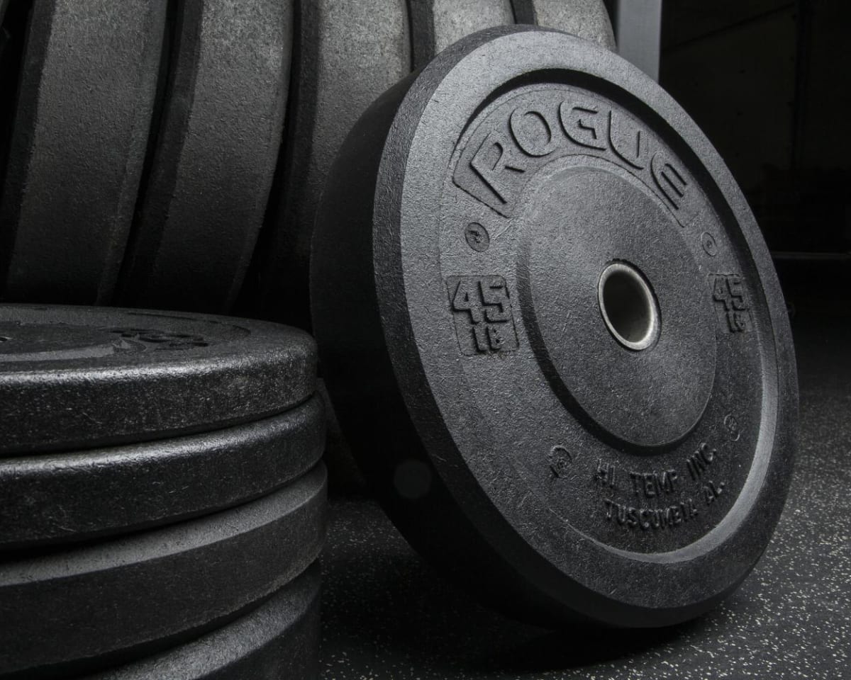Rogue Bumper Plate By Hi-Temp(Par) — Crumb rubber USA · Tuscumbia AL