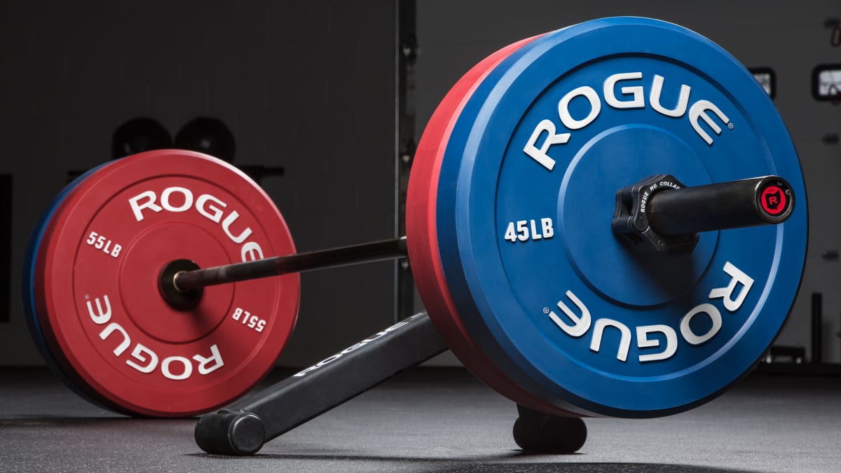 Rogue Color Echo Bumper Plates en colores IWF sólidos
