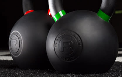 Rogue Rubber Coated Kettlebells — Construcción de una sola pieza