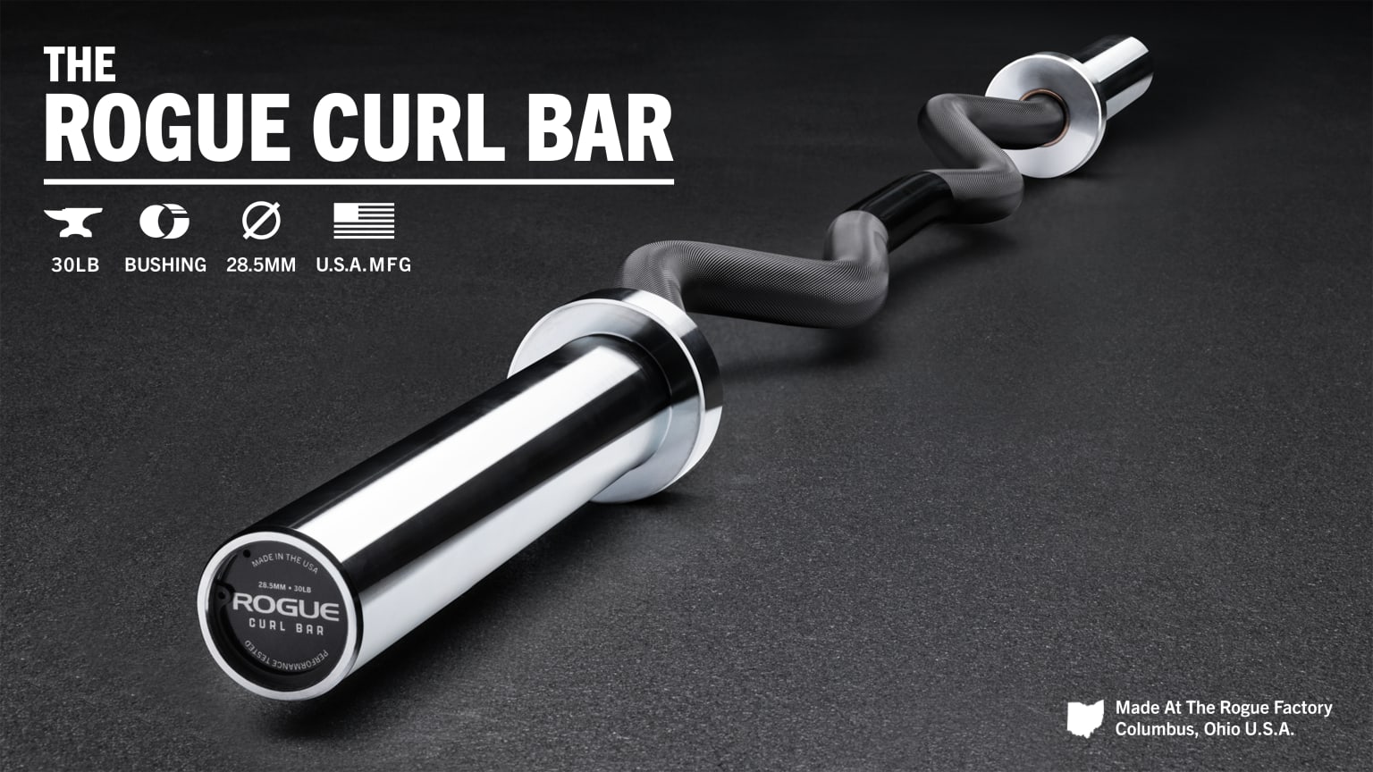 Rogue curl bar weight sale