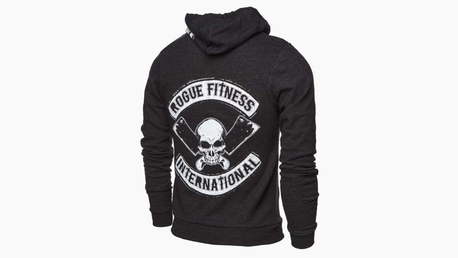 Rogue International Hoodie - Sweatshirt - Tri-Blend Black | Rogue Fitness DE