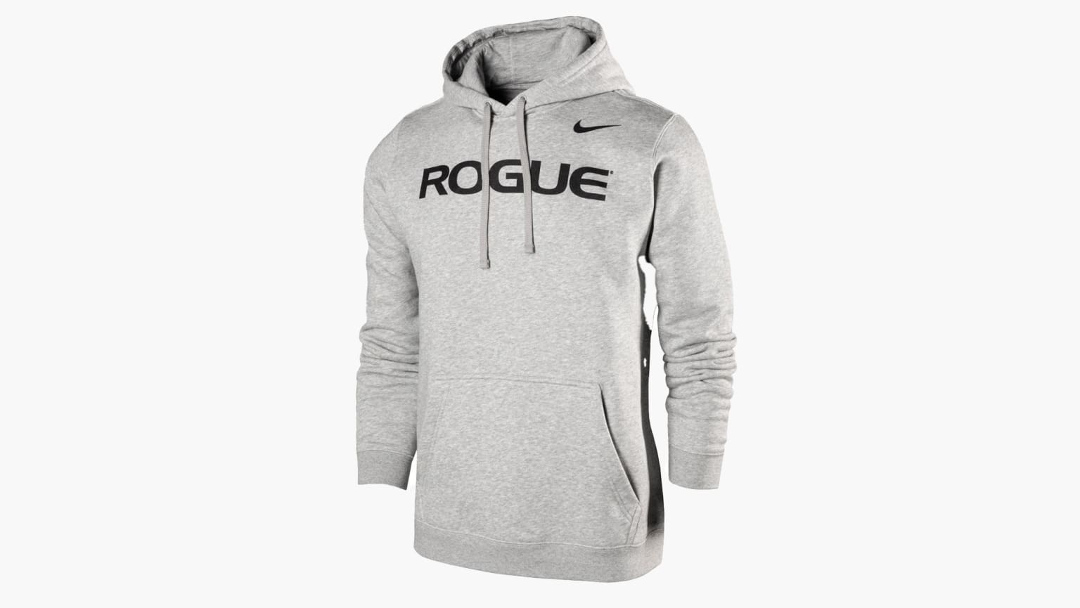 Rogue Nike Men's Club Fleece Hoodie - Gray Heather | Rogue Fitness