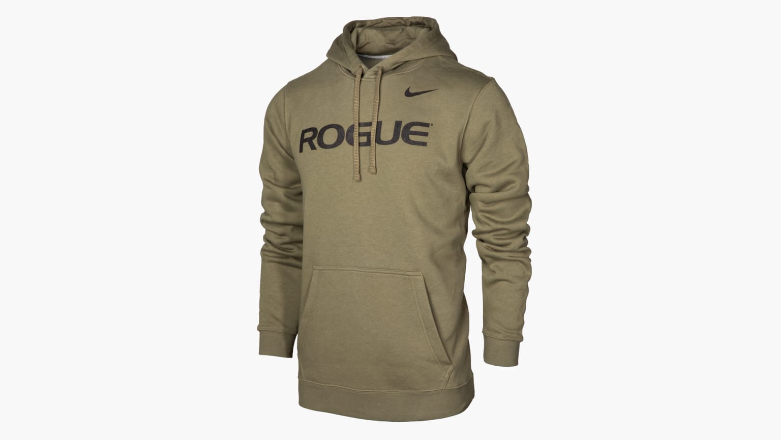 Rogue Nike Men's Club Fleece Hoody - Medium Olive