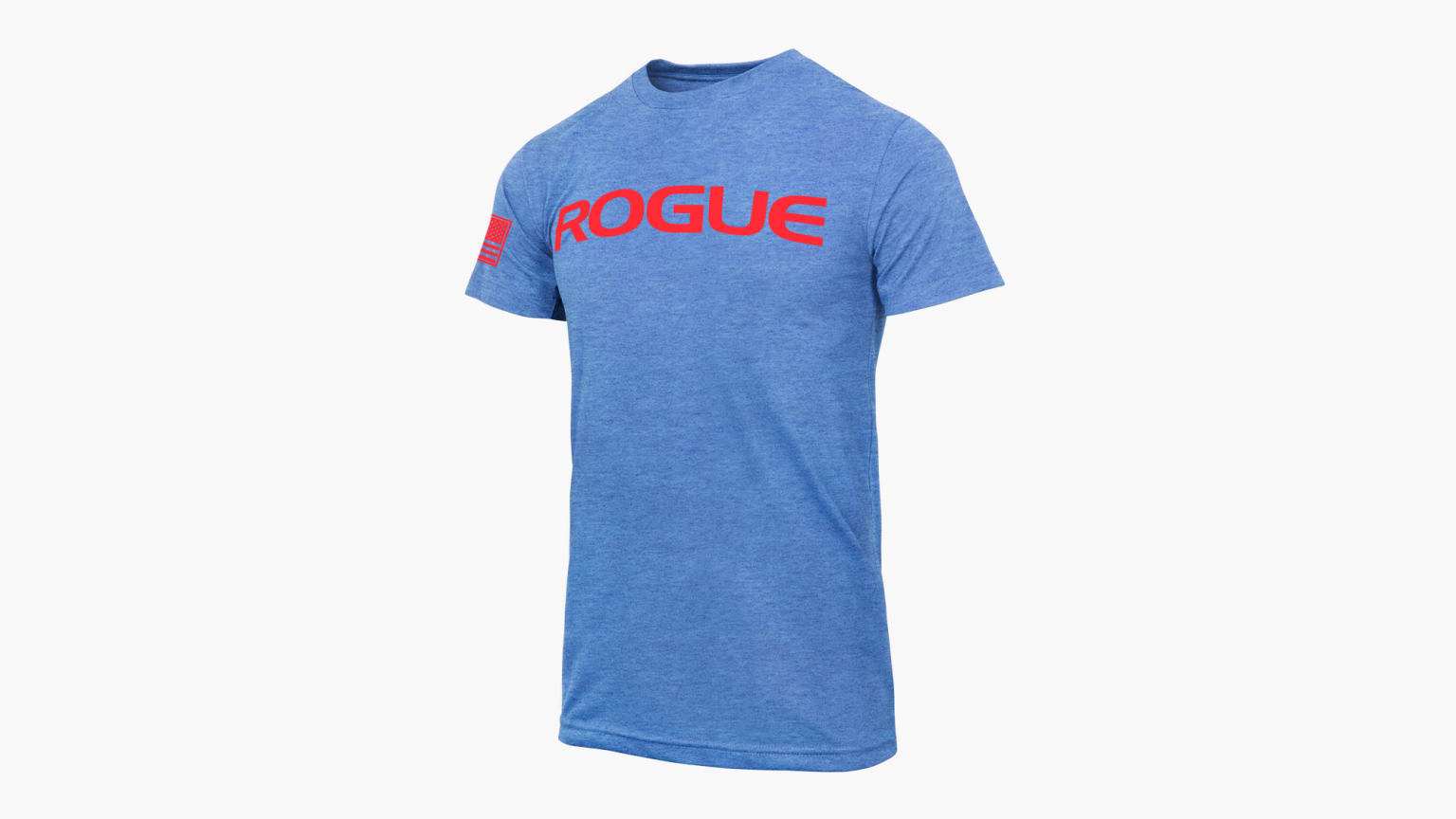 Rogue Basic Shirt - Men's Heather Blue/Red | Fitness Australia