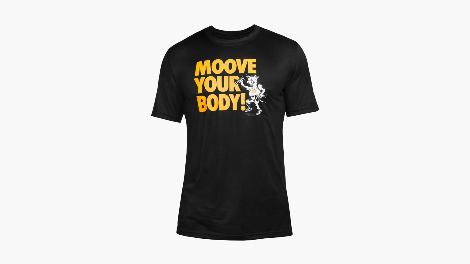 Nike Dri-FIT “Moove Your Body” Fitness Rogue Black Training Tee Men\'s | - 