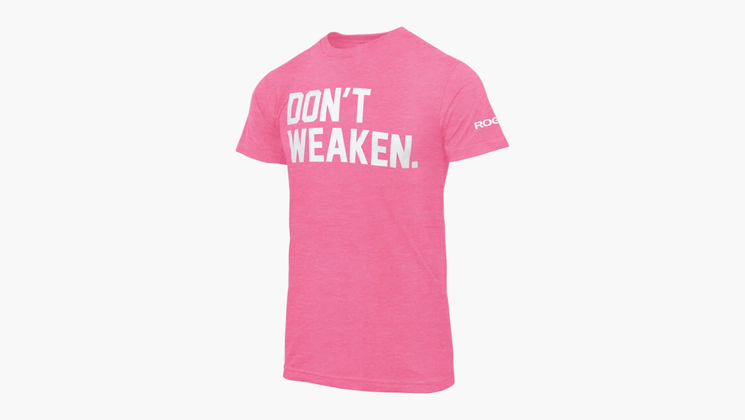 Rogue Breast Cancer Awareness “Don't Weaken” T-Shirt - Heather