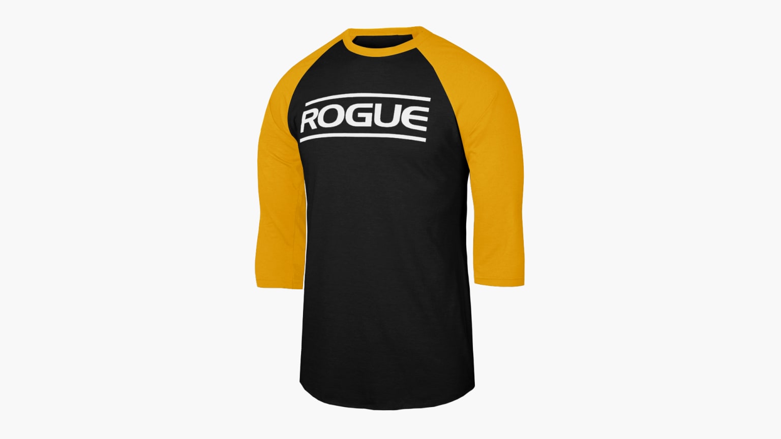 Rogue 3/4 Sleeve Shirt - Black / Yellow