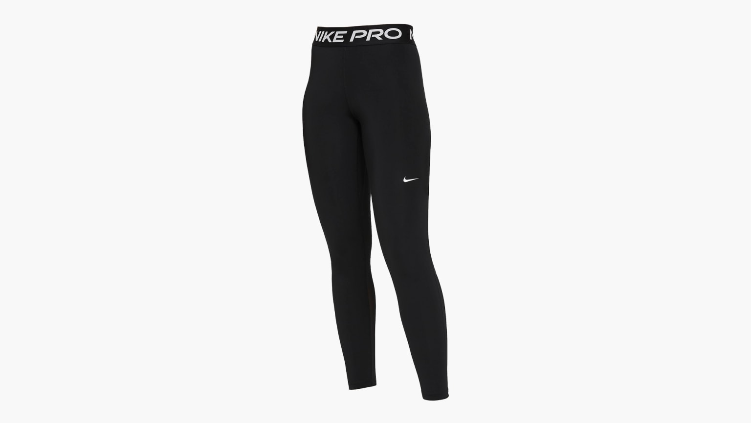 paso Preludio Discrepancia Nike Women's Pro Mid-Rise Leggings - Black / White | Rogue Fitness
