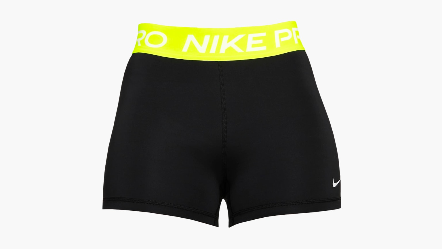Nike Women's Pro 3 Inch Compression Shorts CJ5938-010 Black/White, X-Large