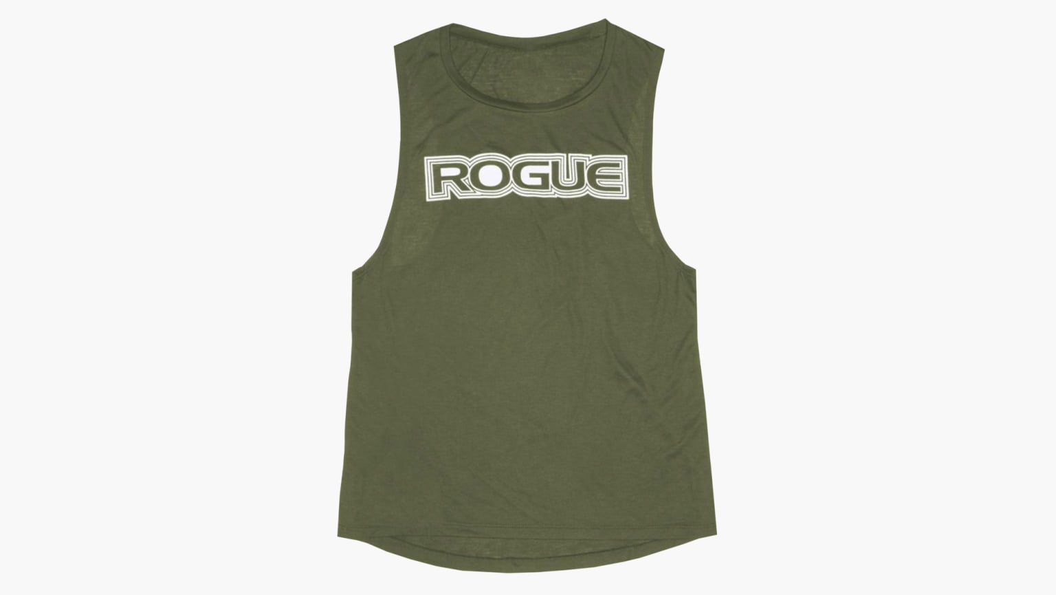 Rogue Women's Muscle Tank - Military Green