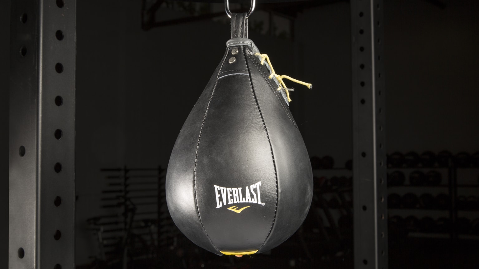 3X SPORTS Leather Speed Ball & Swivel Boxing Punch Bag MMA Speed Bag Training 