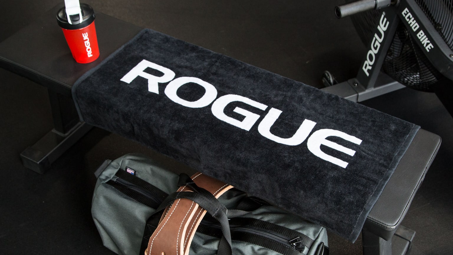 Rogue Gym Towel - Gray / Black