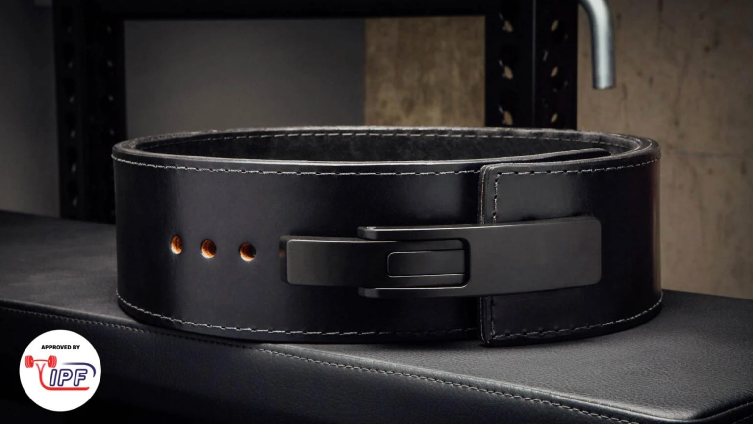 Rogue Black Leather - Lever Belt Fitness Europe