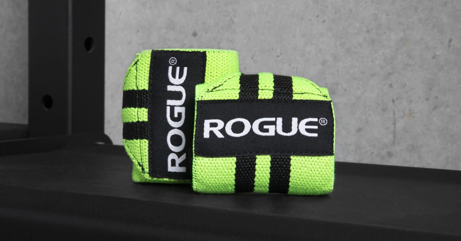 Wrist Wraps Green/Black | Rogue Fitness Canada